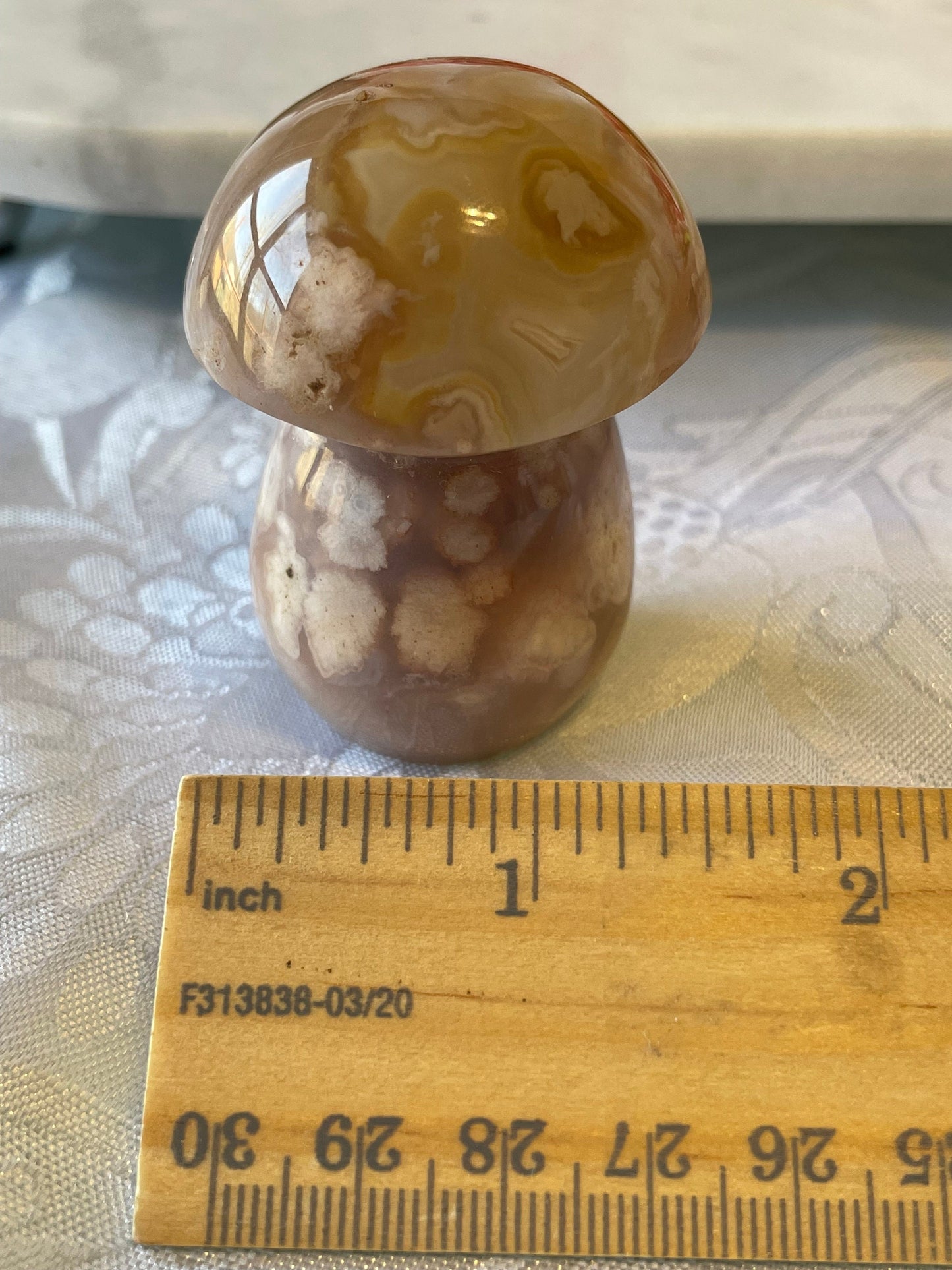 Beautiful Flower agate mushroom