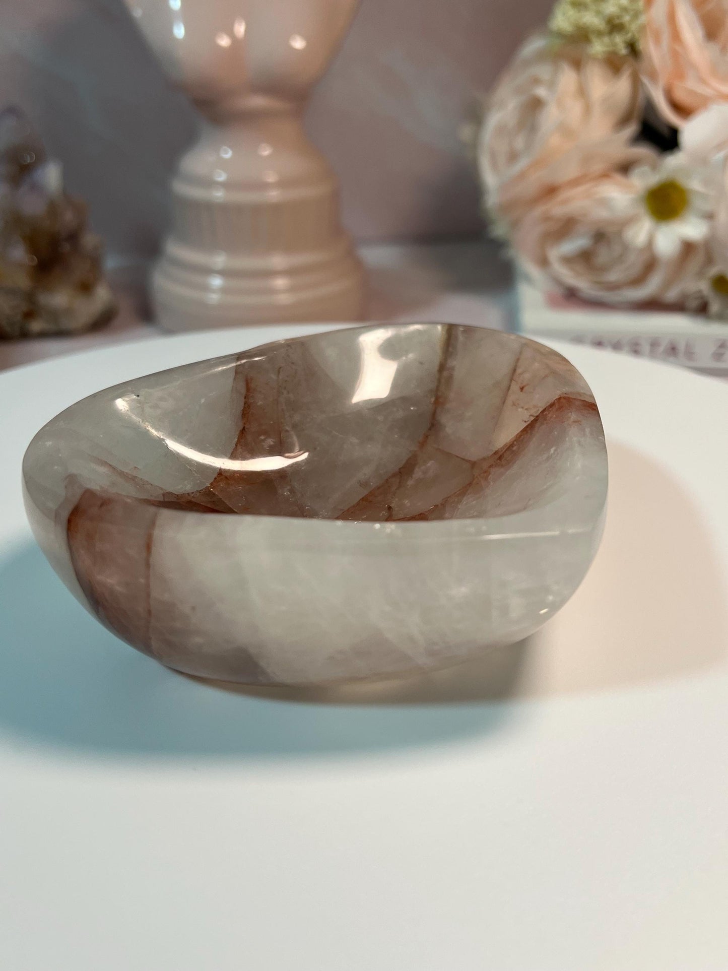 Beautiful Hematoid Quartz bowl