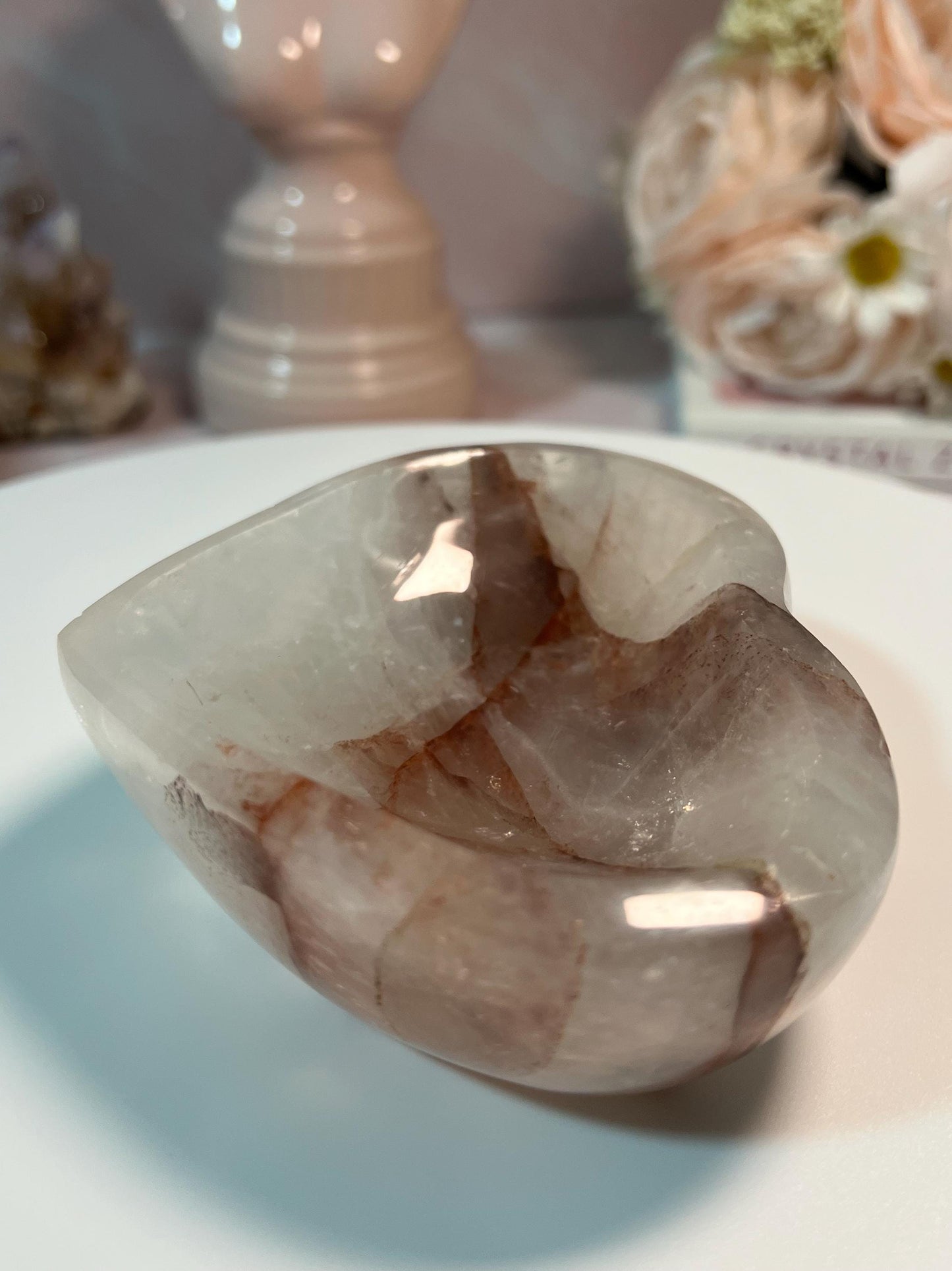 Beautiful Hematoid Quartz bowl