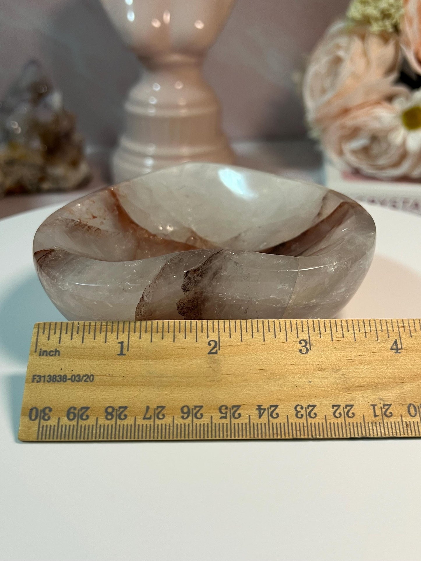 Beautiful Hematoid Quartz bowl