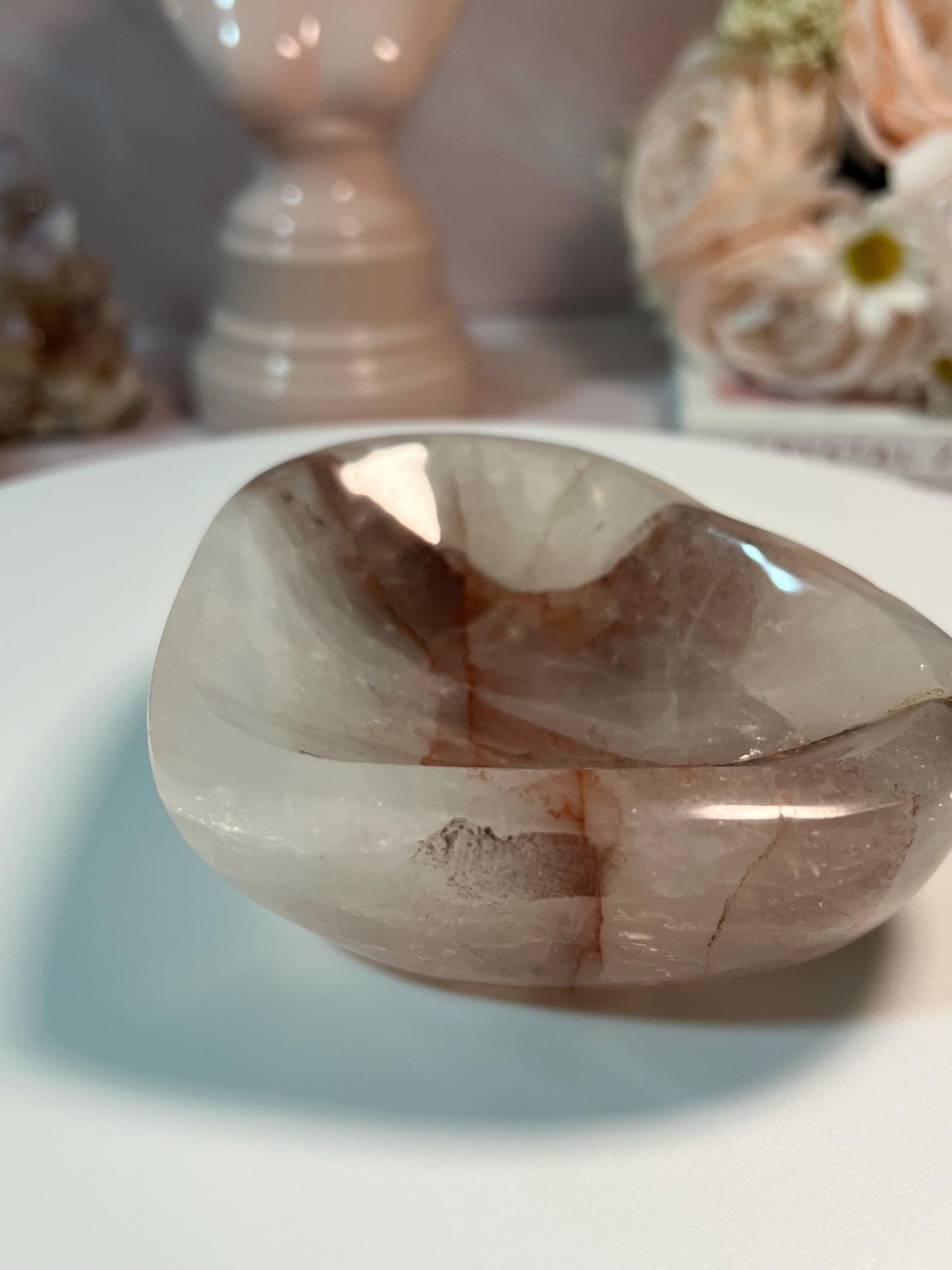 Beautiful Hematoid Quartz bowl