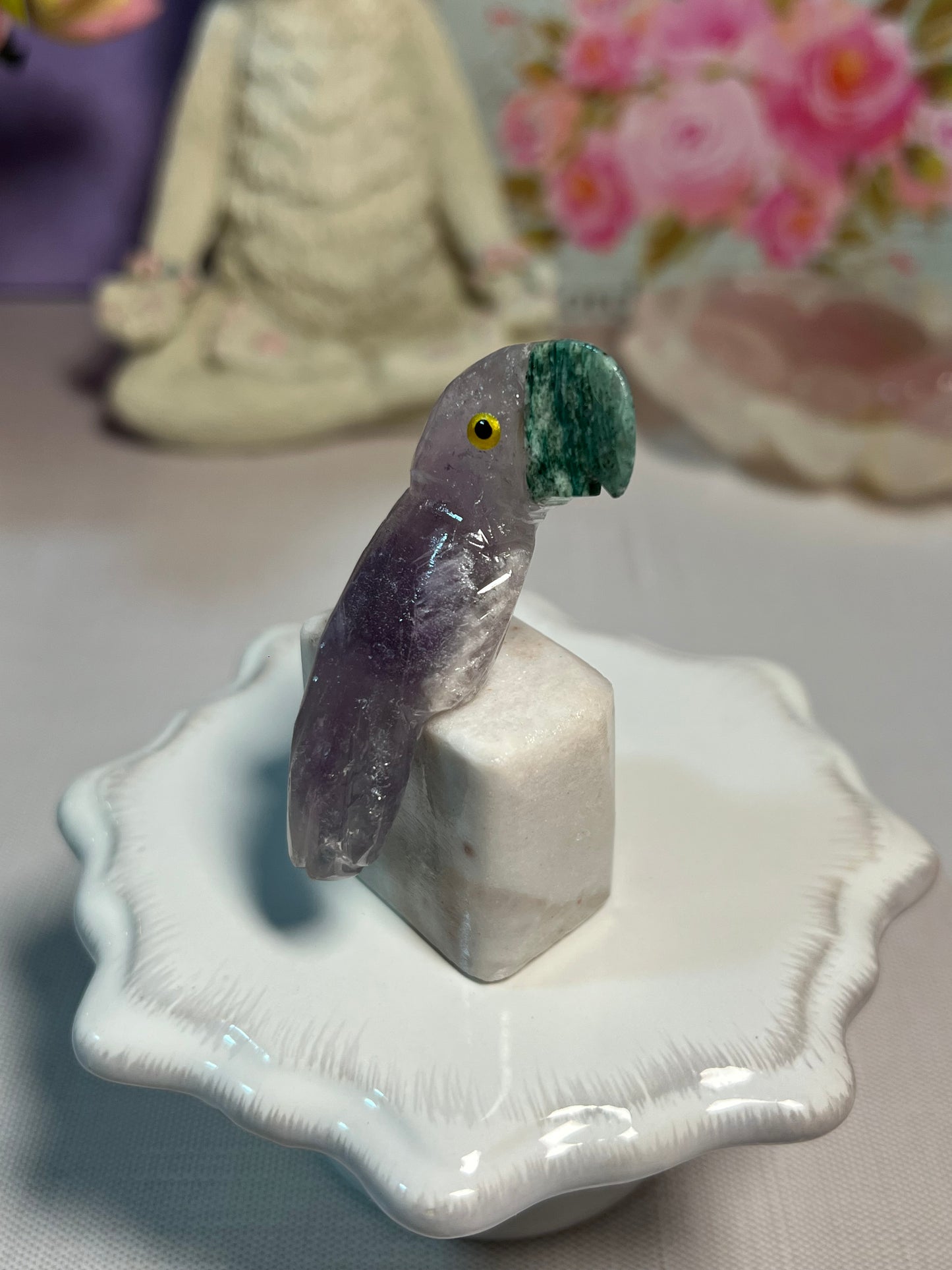 Crystal Bird Carving