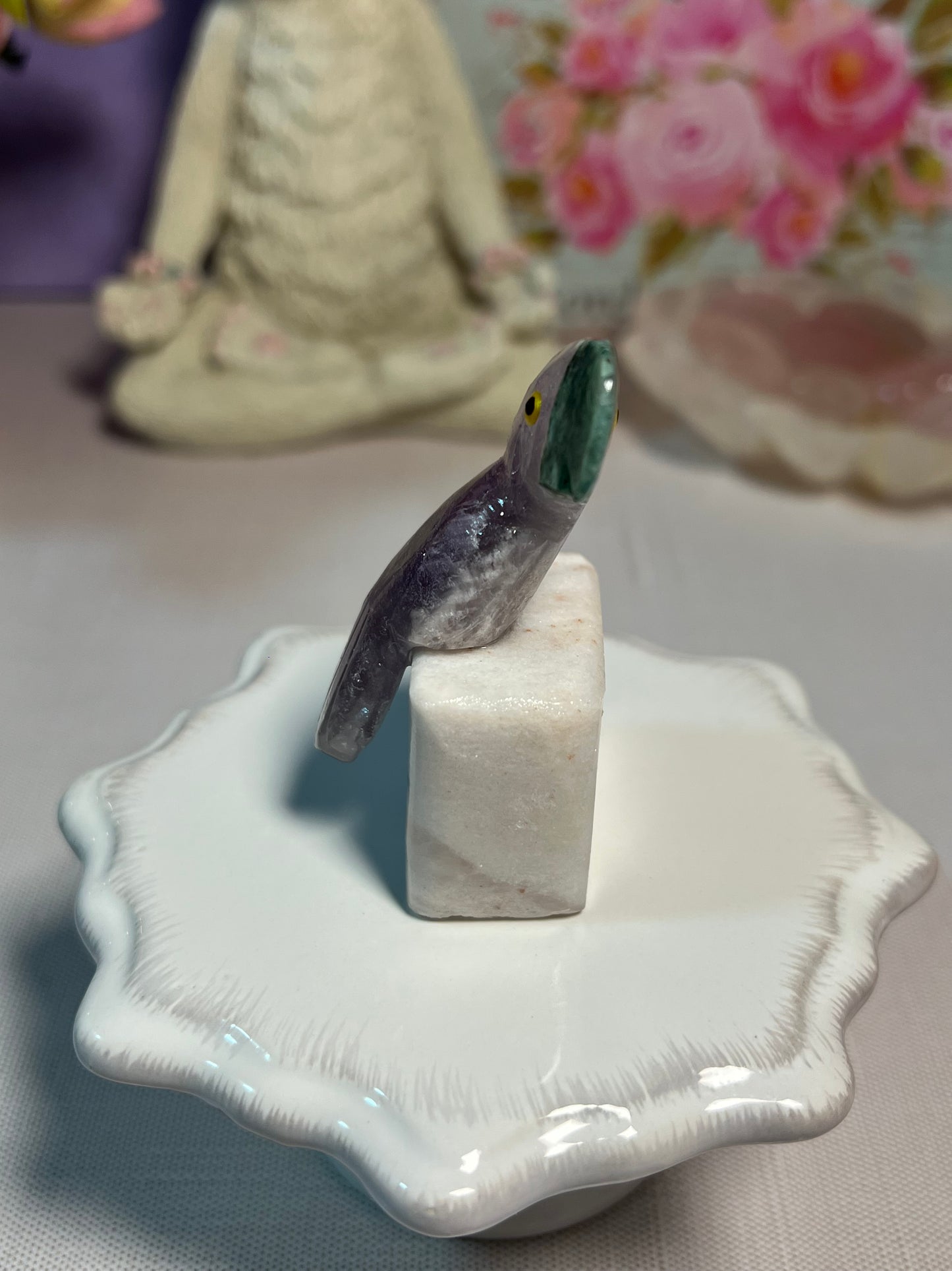 Crystal Bird Carving