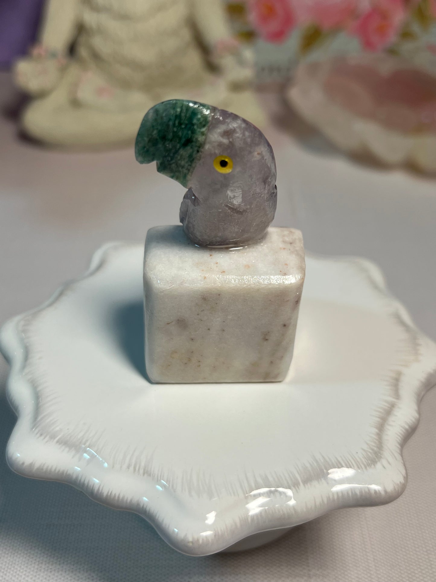 Crystal Bird Carving