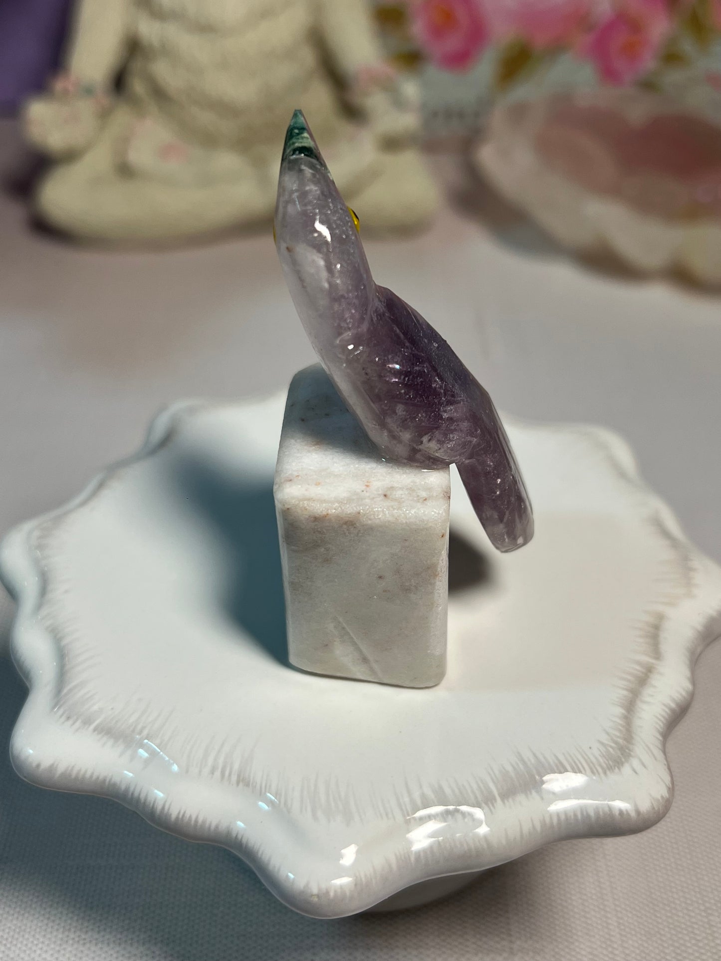 Crystal Bird Carving