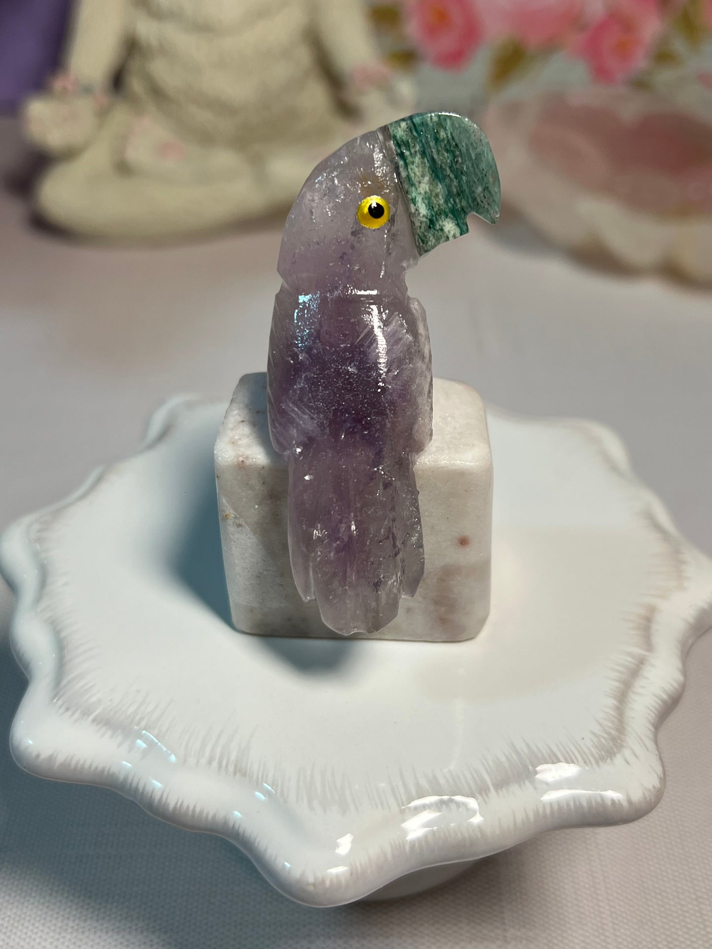 Crystal Bird Carving