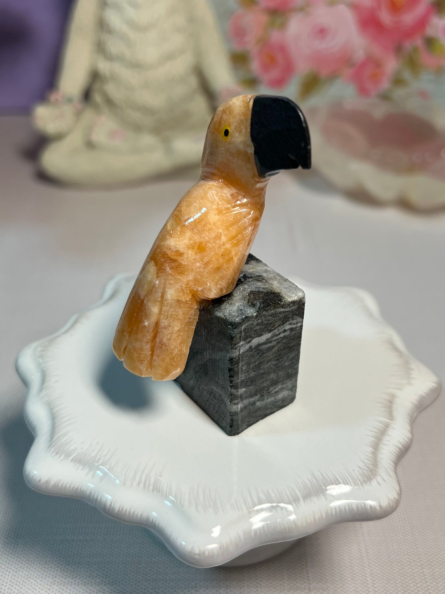 Crystal Bird Carving