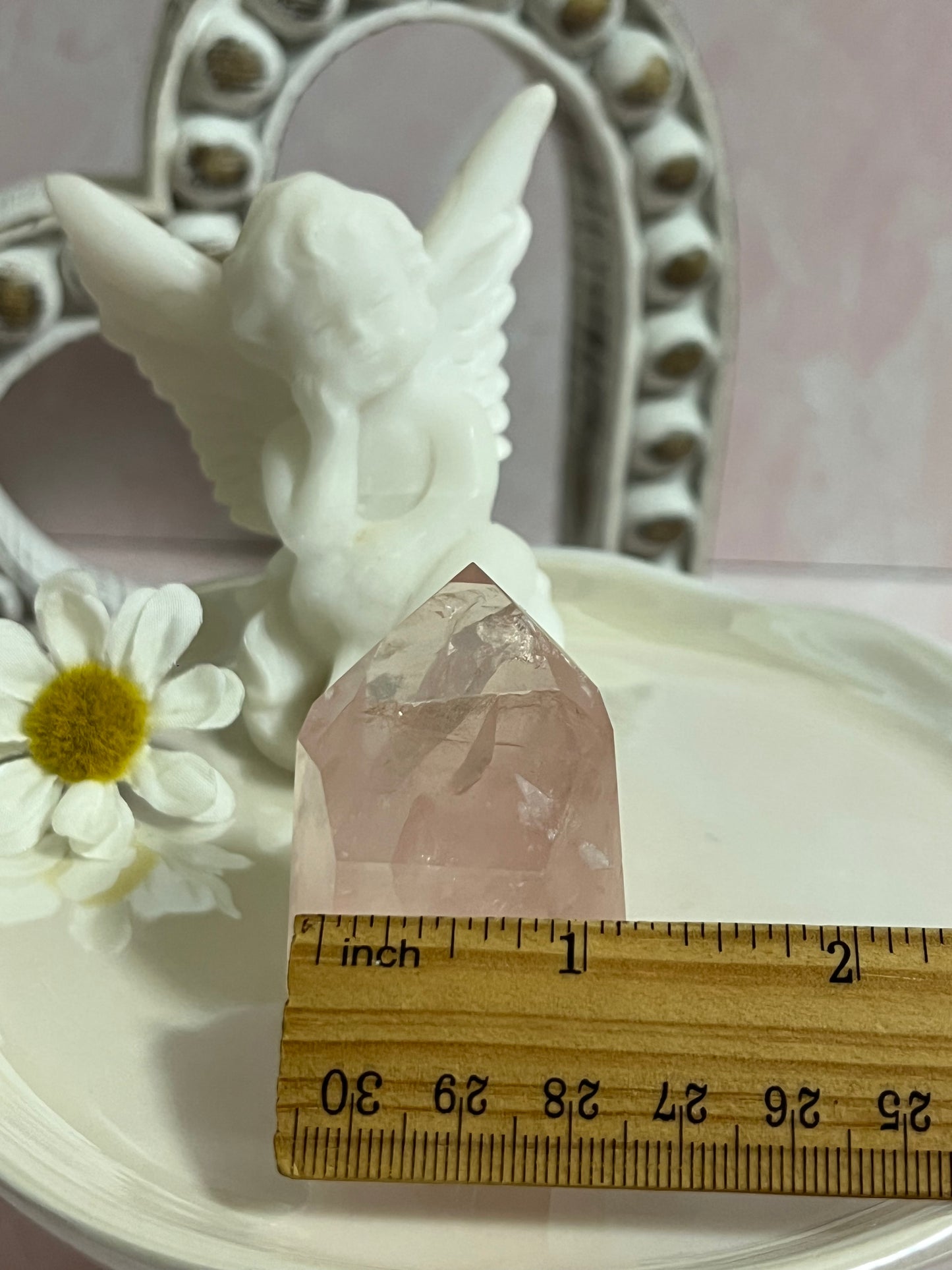 Rose quartz tower