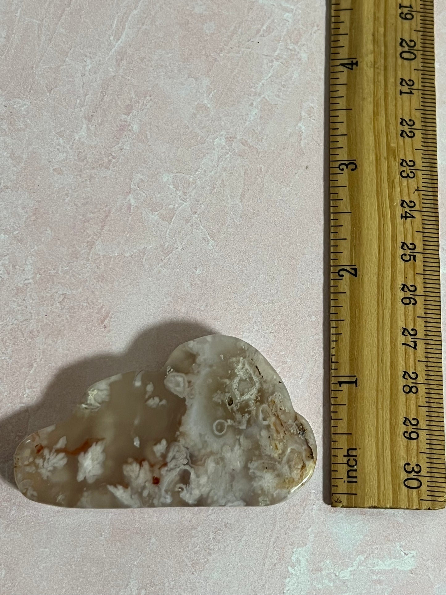 Flower Agate Cloud Carving