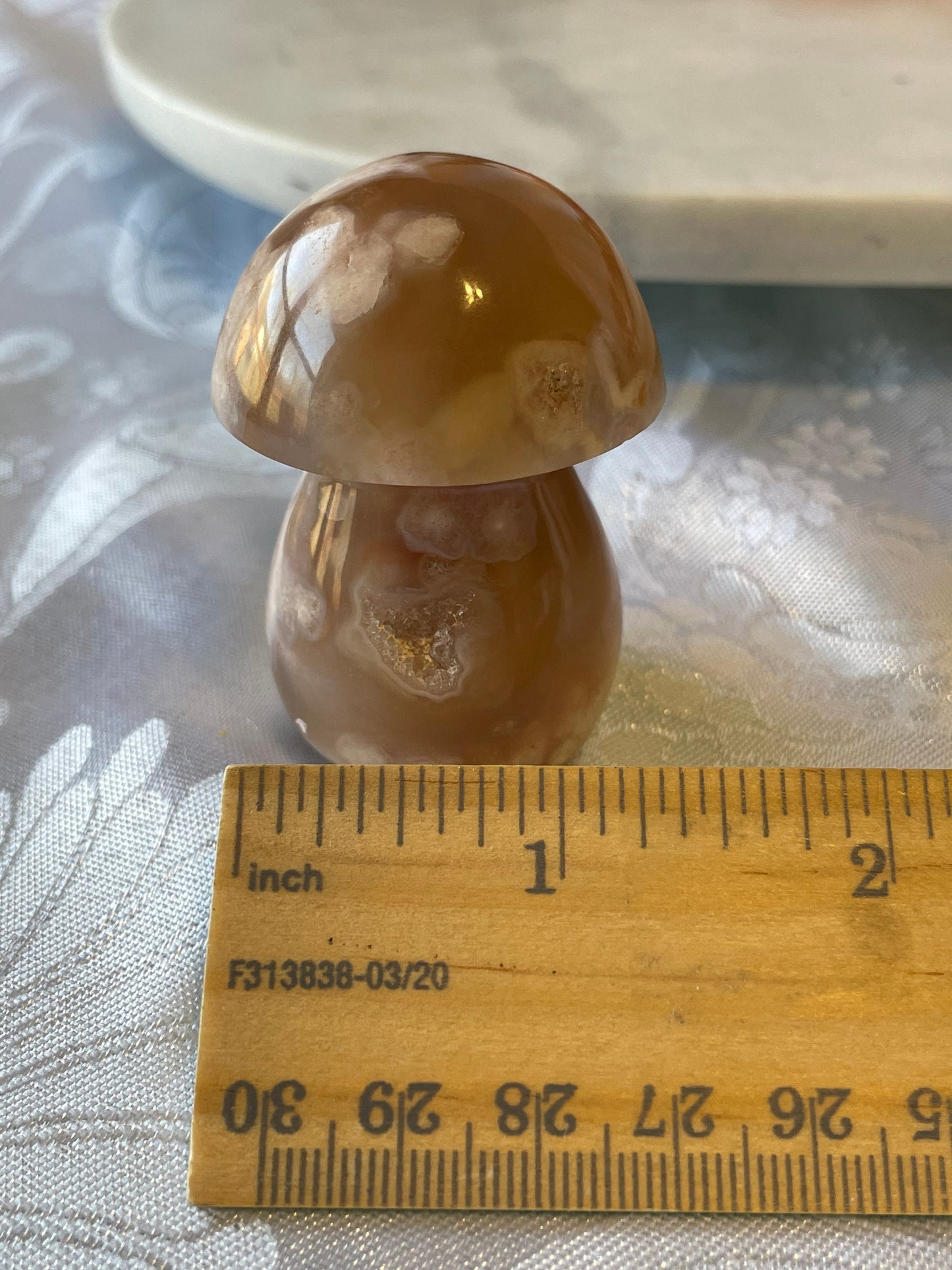 Beautiful Flower agate mushroom