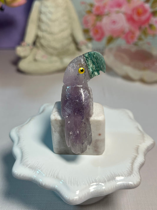 Crystal Bird Carving