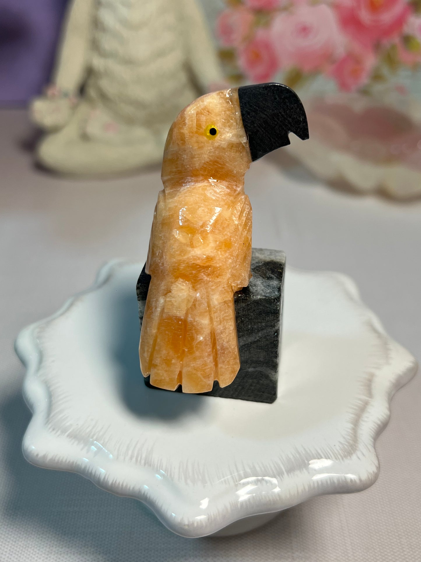 Crystal Bird Carving