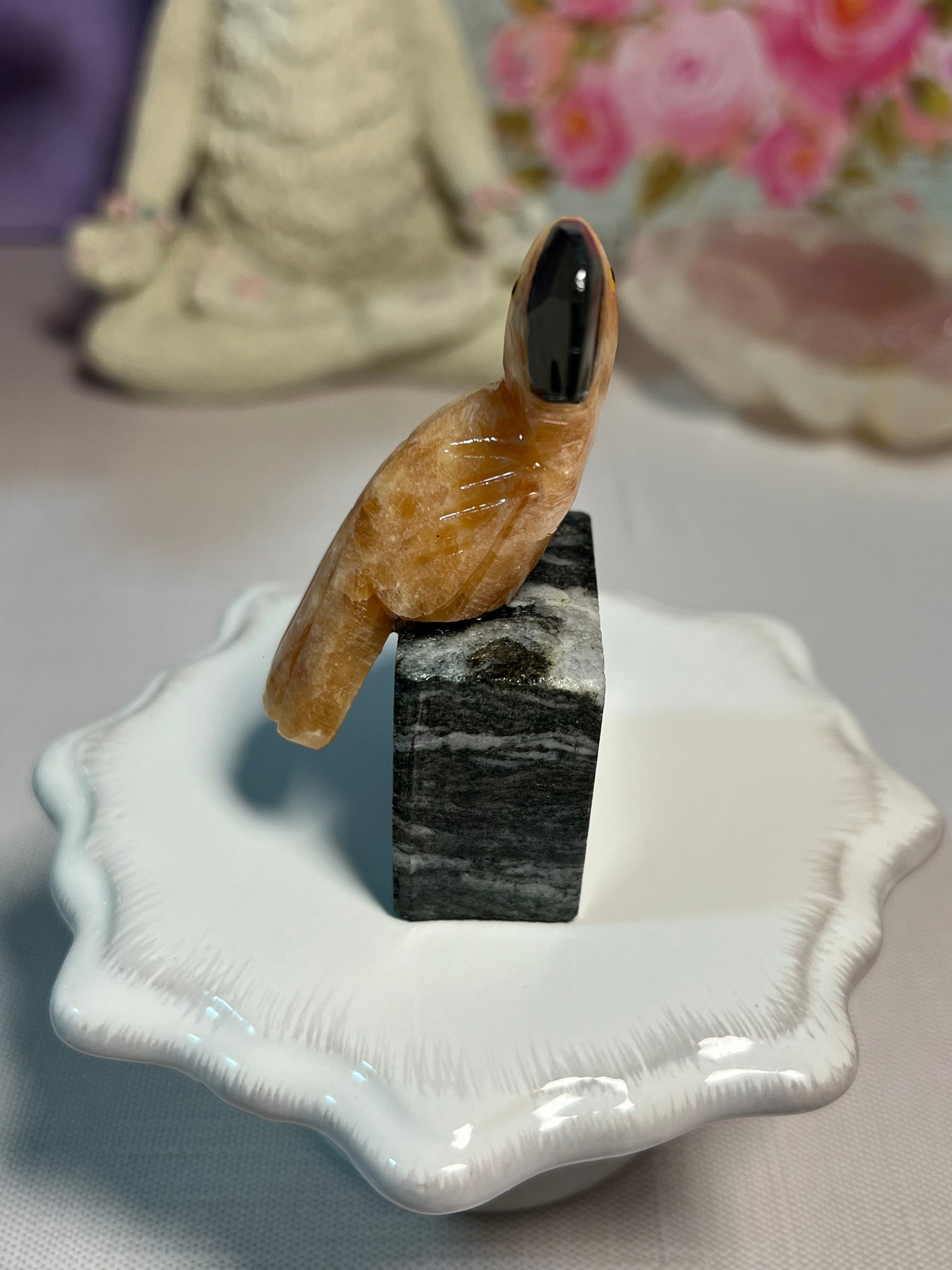 Crystal Bird Carving