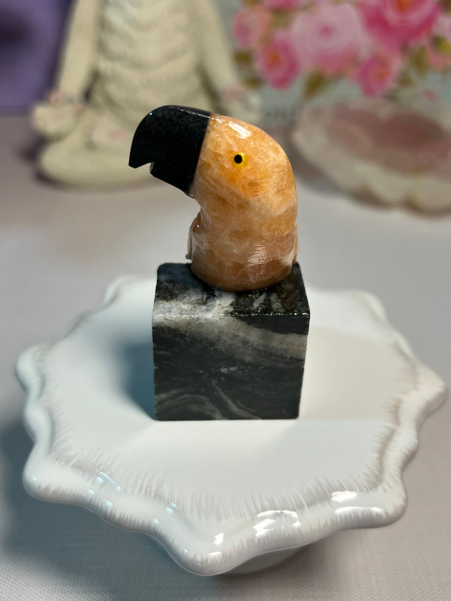 Crystal Bird Carving