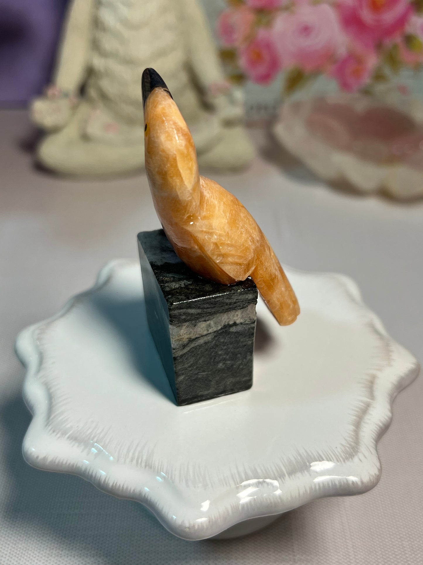 Crystal Bird Carving