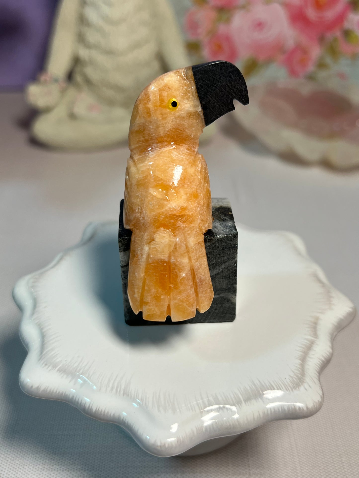 Crystal Bird Carving