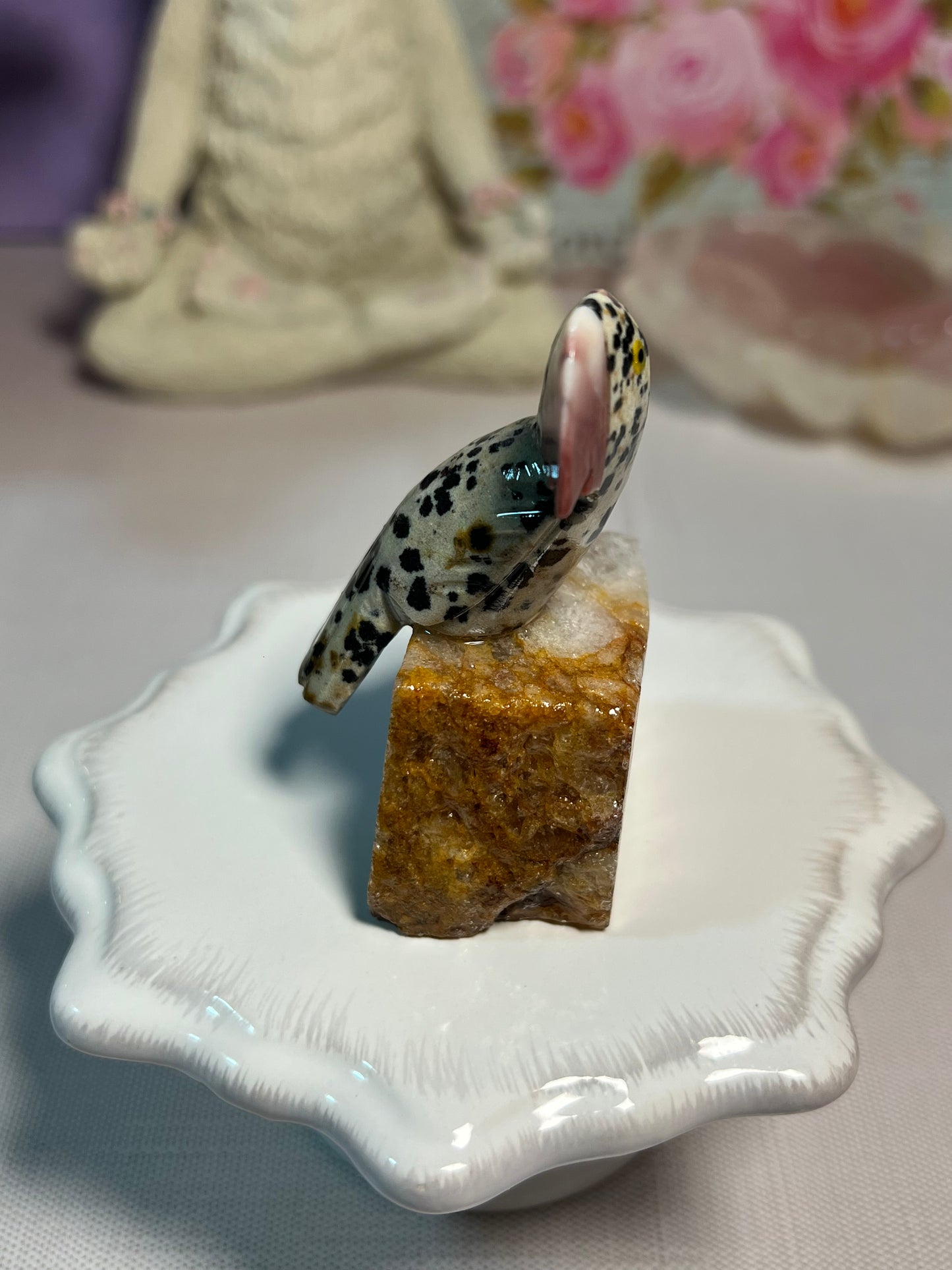 Crystal Bird Carving