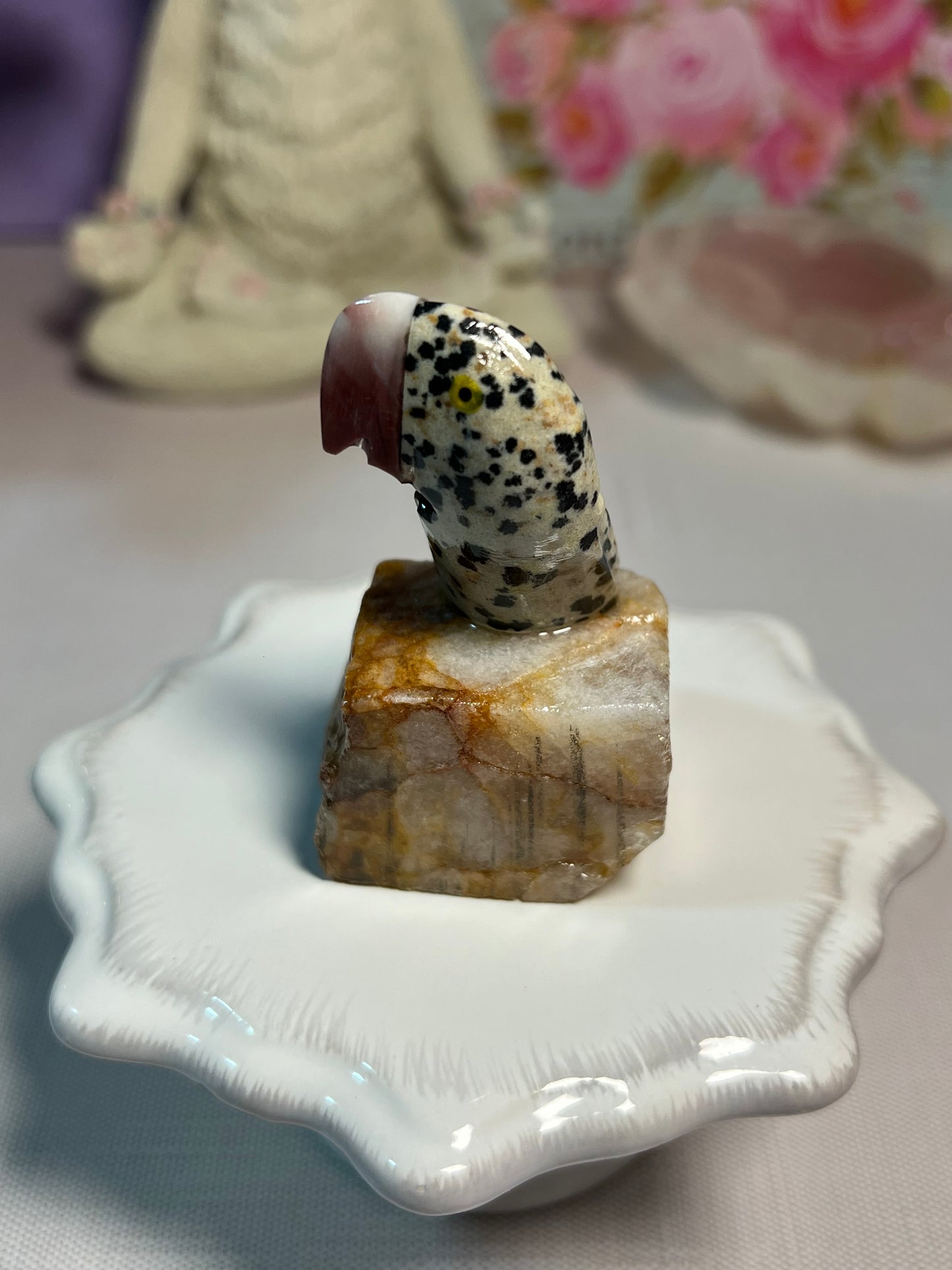 Crystal Bird Carving