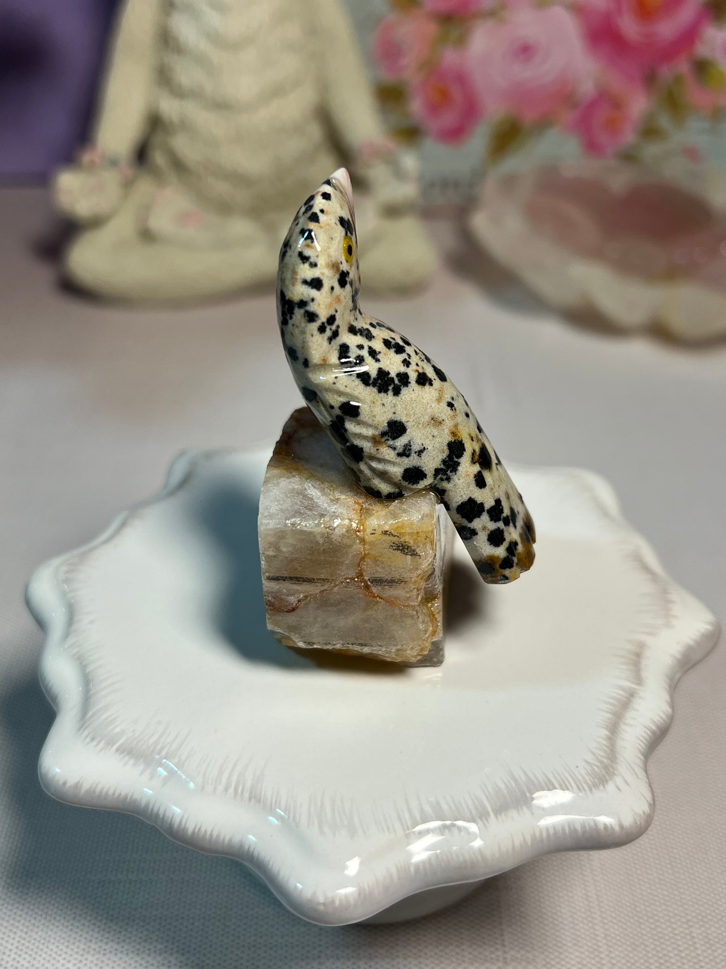 Crystal Bird Carving