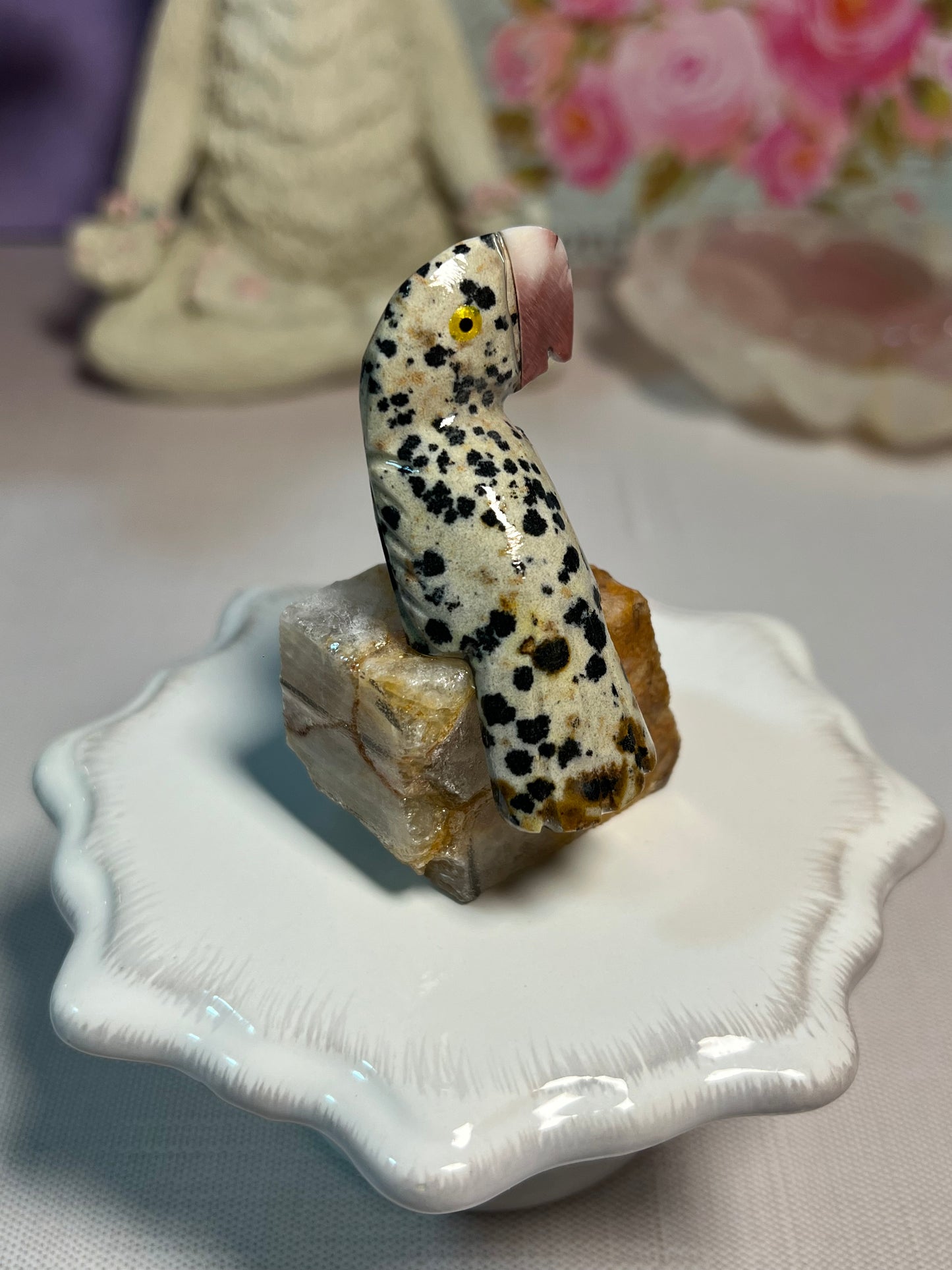 Crystal Bird Carving
