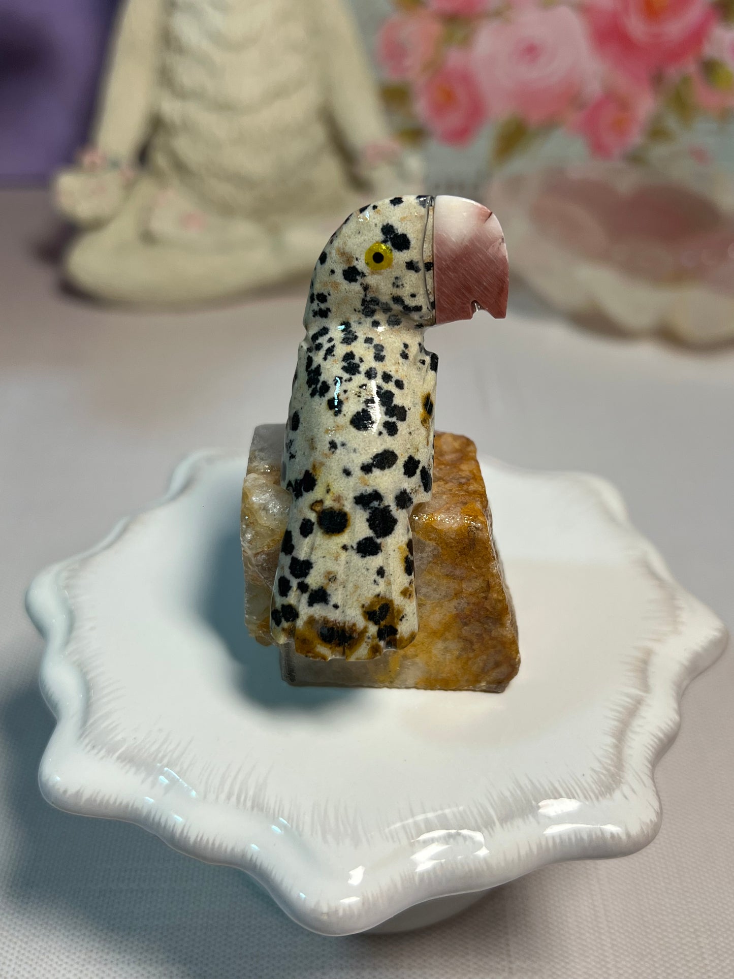 Crystal Bird Carving