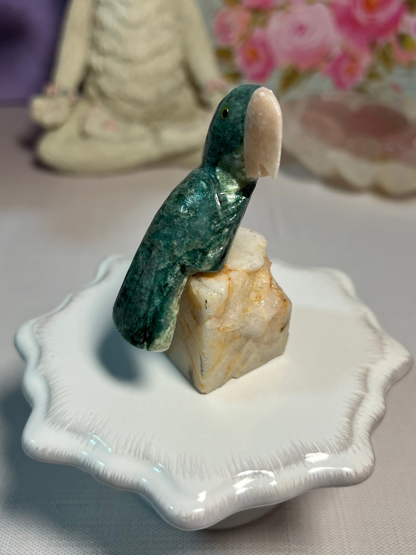 Crystal Bird Carving