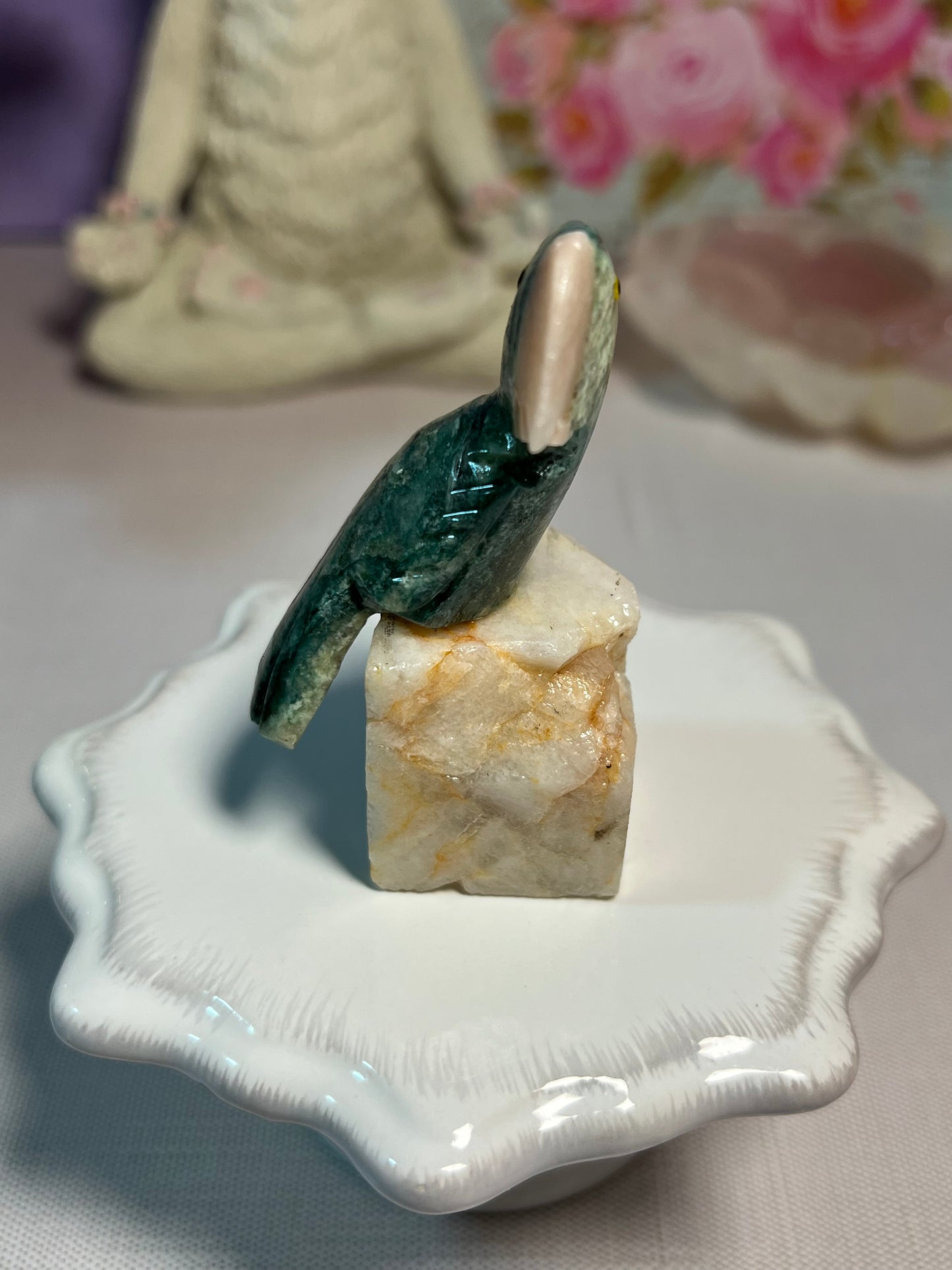 Crystal Bird Carving