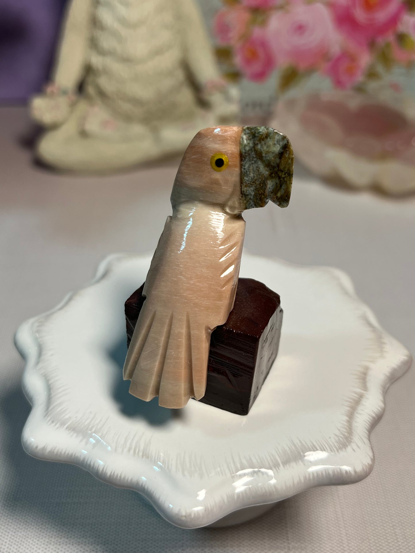 Crystal Bird Carving