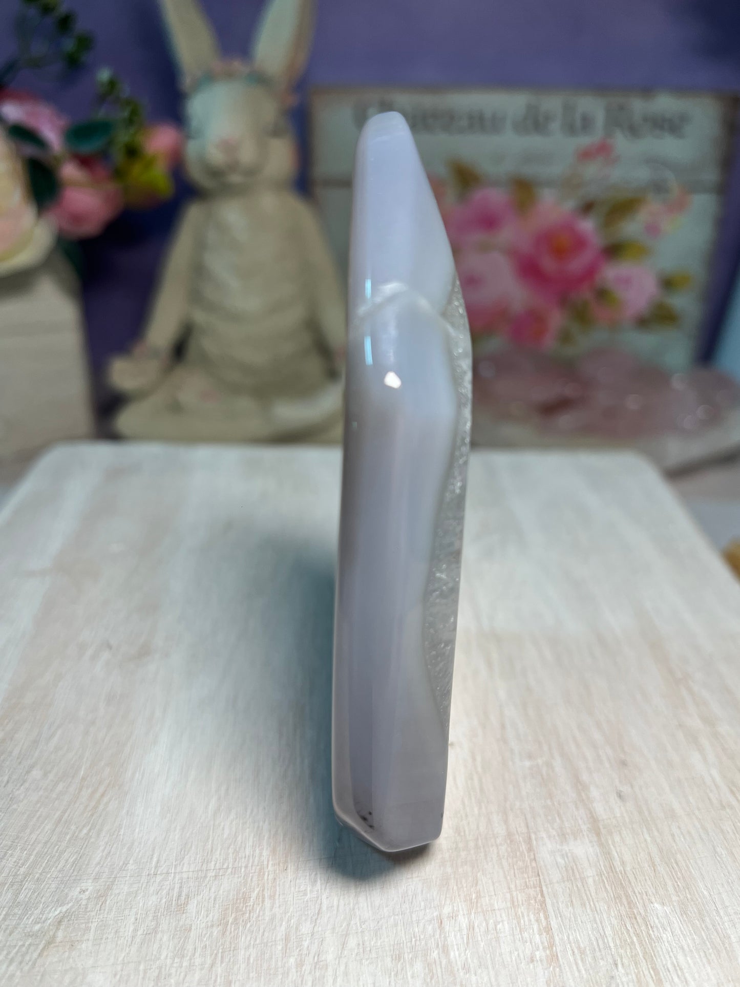 Beautiful Druzy agate tower