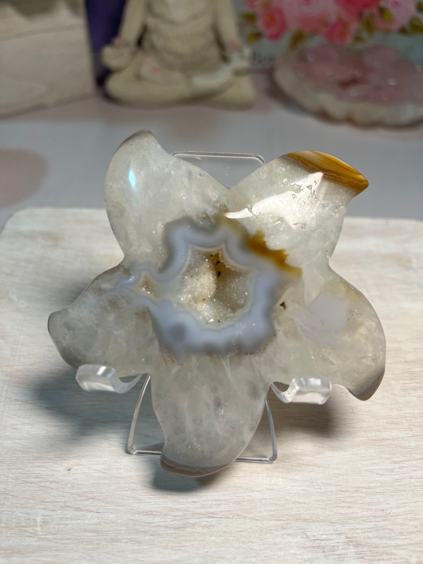 Stunning Druzy Agate Starfish