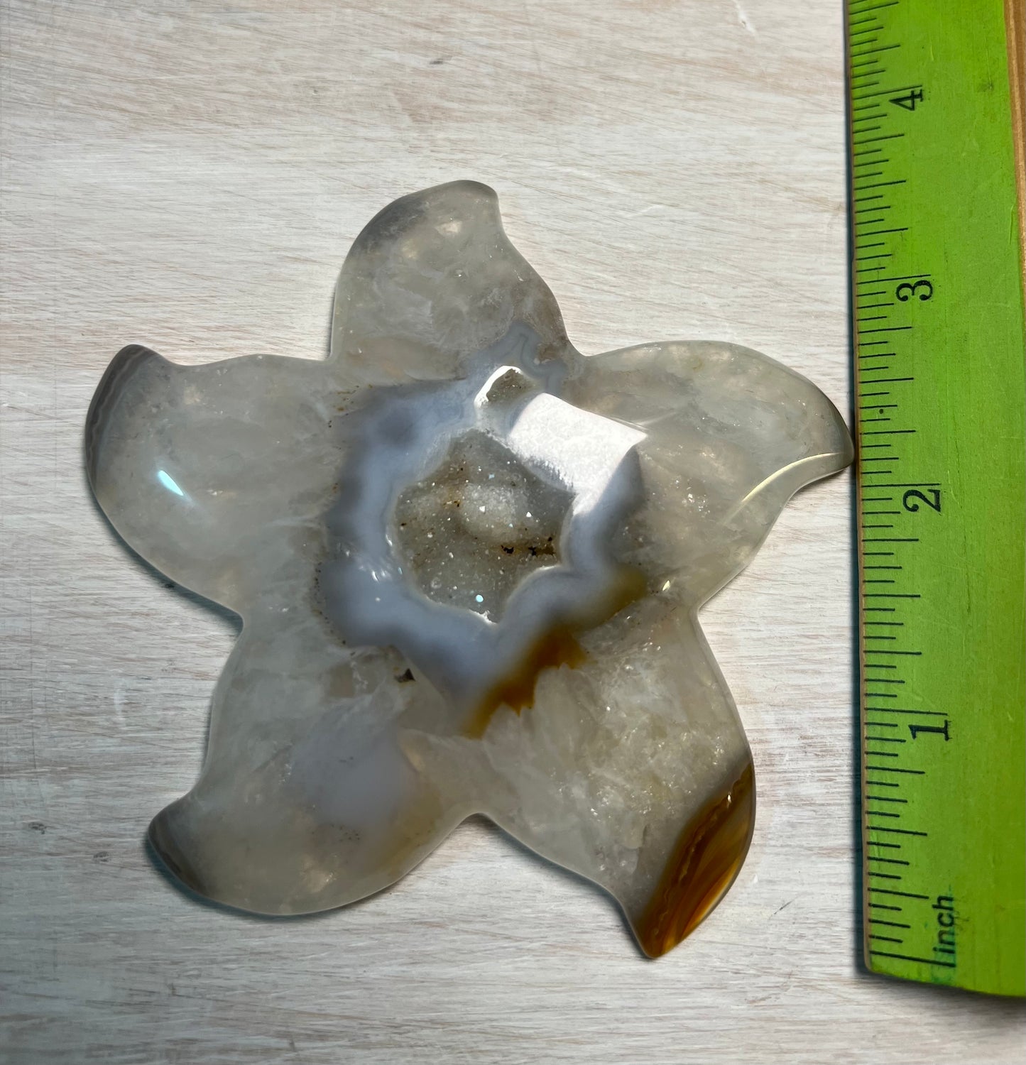 Stunning Druzy Agate Starfish