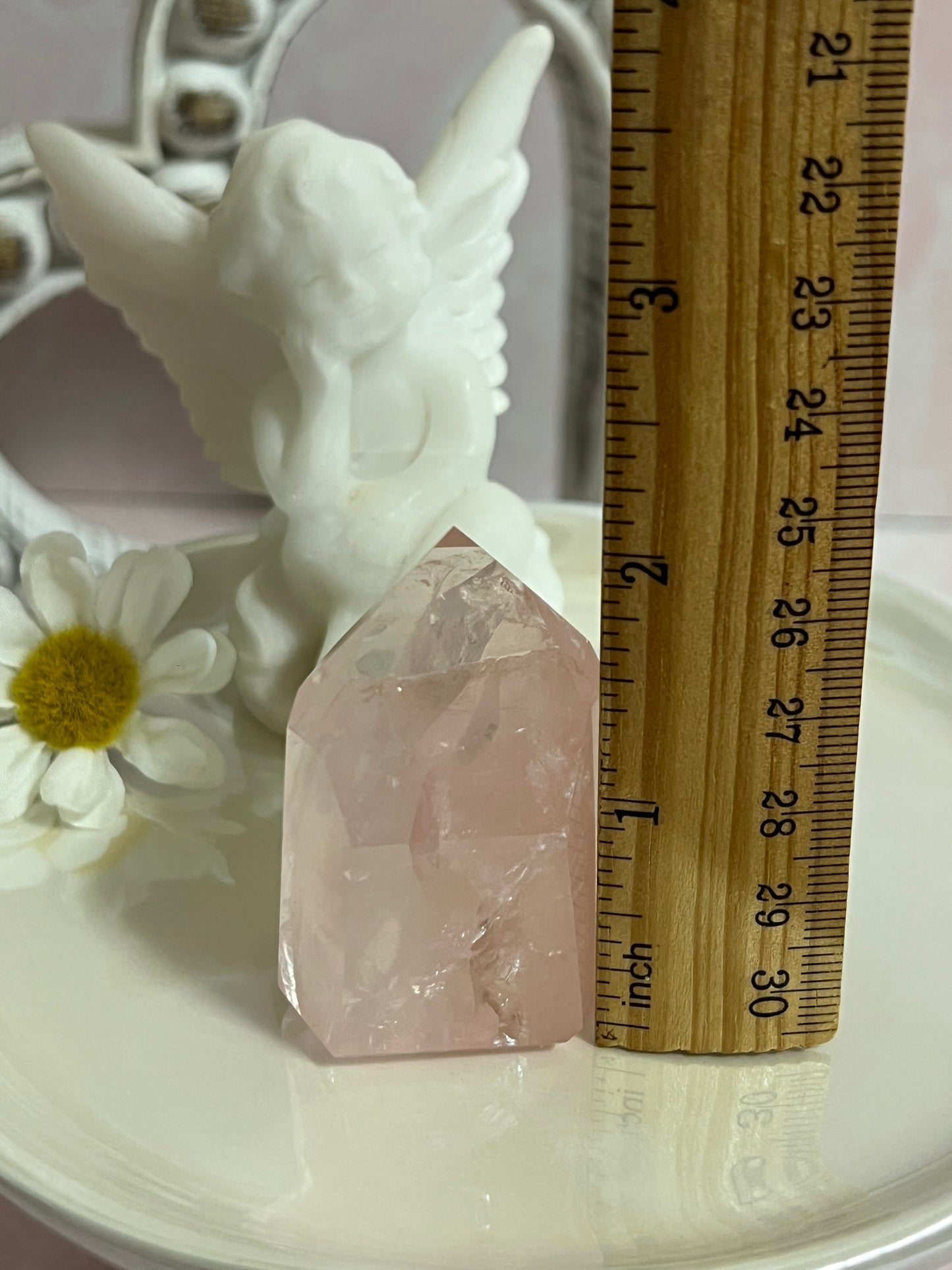 Rose quartz tower
