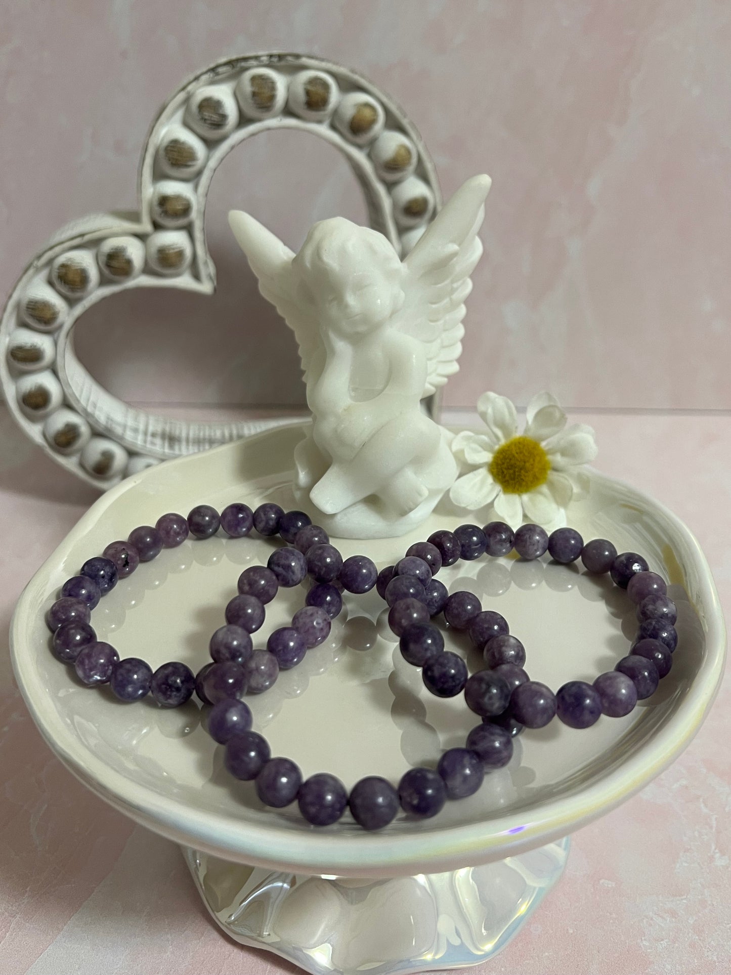One (1) Lepidolite Bracelet | 4mm