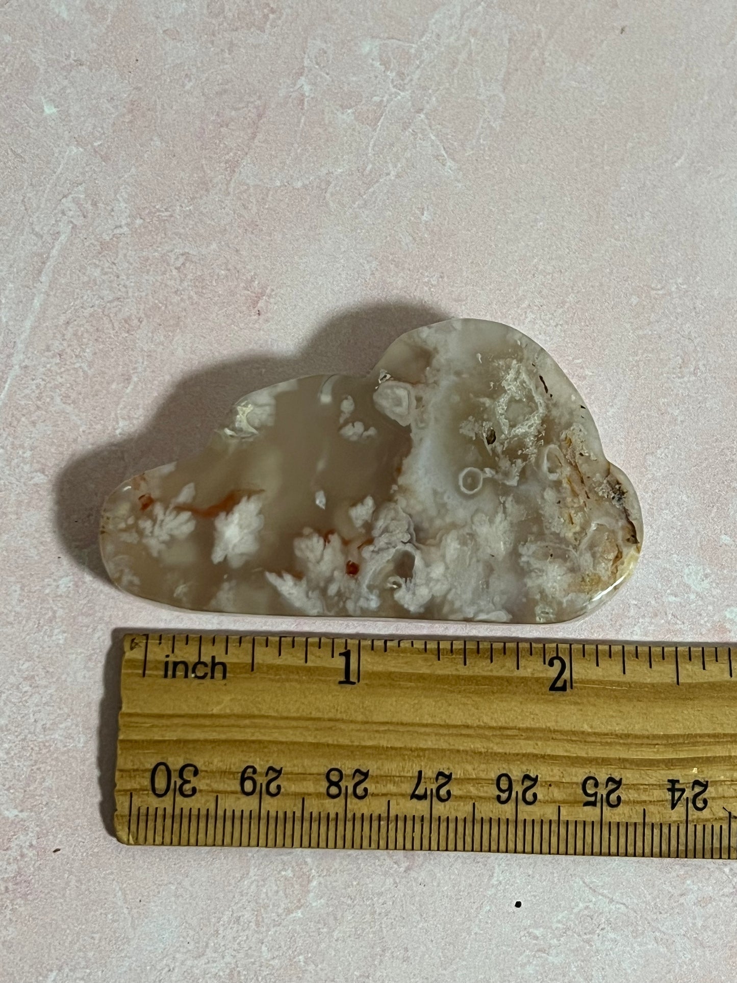 Flower Agate Cloud Carving