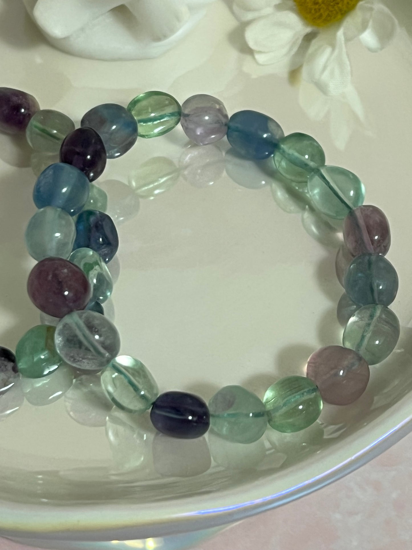 One (1) Fluorite Bracelet