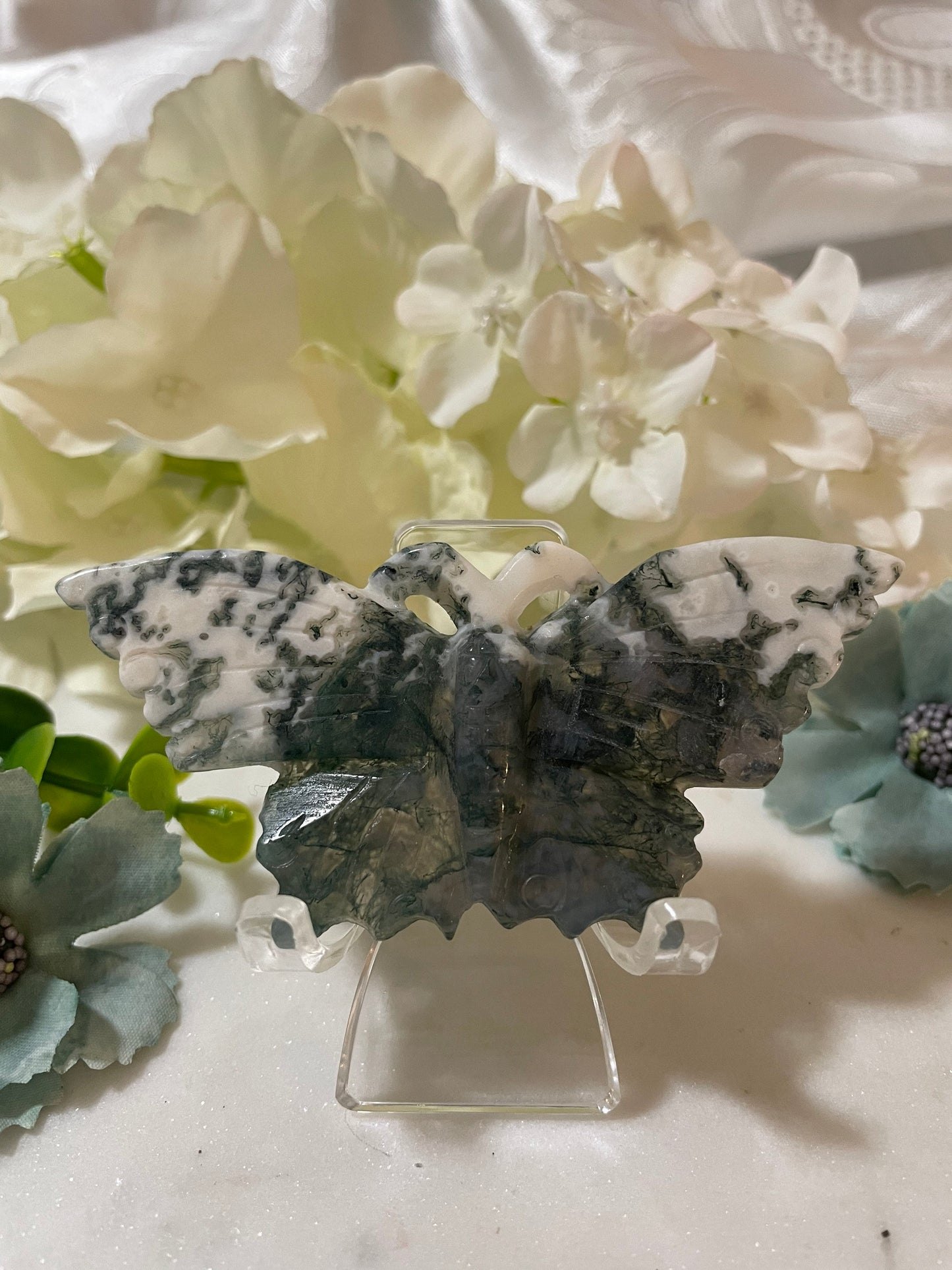 Moss agate butterfly