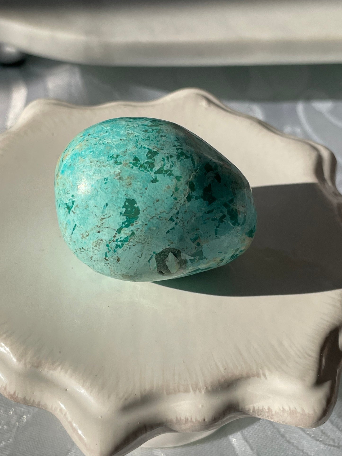 High grade Peruvian Turquoise Pumble